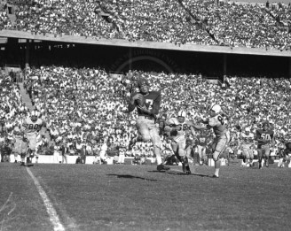 Don McIlhenny Catching Pass Against The Aggies