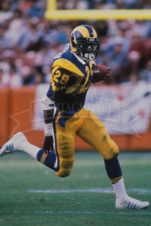 Eric Running For The Los Angeles Rams