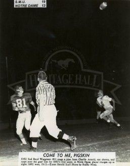 1956 Boyd Waggoner Catches Touchdown Pass Against Irish