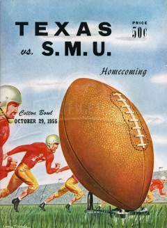 1955 SMU vs. Texas Program