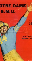 1957 SMU vs. Notre Dame Program