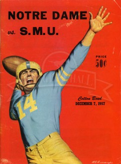 1957 SMU vs. Notre Dame Program