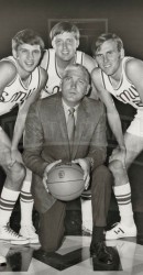 Bobby Rollings, David Miller, and Gene Phillips With Coach Bob Prewitt