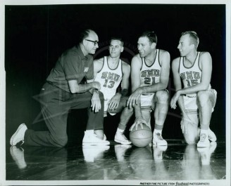 Coach Doc Hayes, Bruce Mills, Jan Loudermilk, Jon Larson