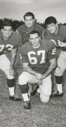 Coach Hayden Fry With Jerry Griffin, John LaGrone And Billy Bob Stewart