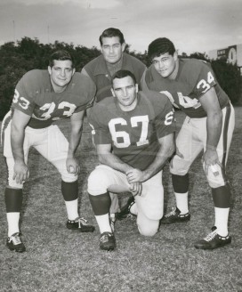 Coach Hayden Fry With Jerry Griffin, John LaGrone And Billy Bob Stewart