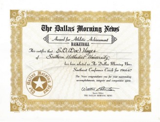 Doc Hayes Certificate