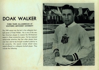 Doak Walker: Three Year All American (image + text)