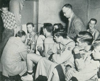 Docs Giving Instructions Before Second Half of Championship Game