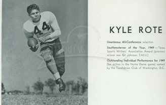 Kyle Rote (Pic and Info)