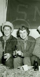 Culwell Ranch L-R Duane Nutt And Johnny Crawford