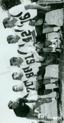 Coach Bill Meek, Guy Reese, Buddy Nichols, Mike Rice, Doyce Walker, Harold Morgan