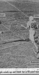 Jim Hagle Winds Up Out Front For A 93 Yard Touchdown